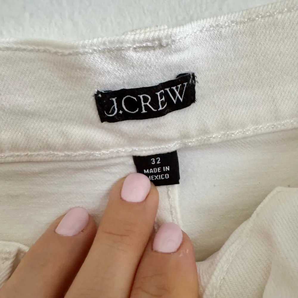 J Crew Denim mini skirt in white Size 32 - Picture 3 of 4